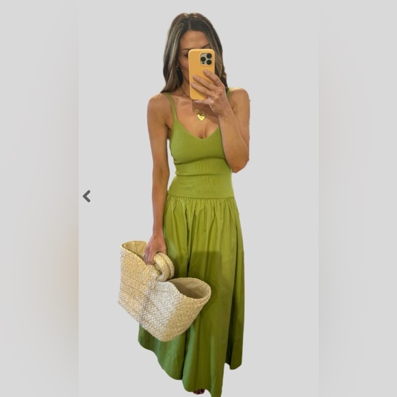 Moon River Nara Contrast Midi Dress - Picture 6 of 15